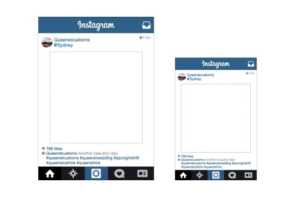 Рамка Инстаграм