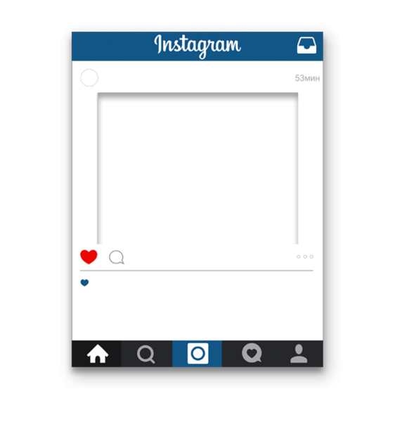 Рамка Инстаграм