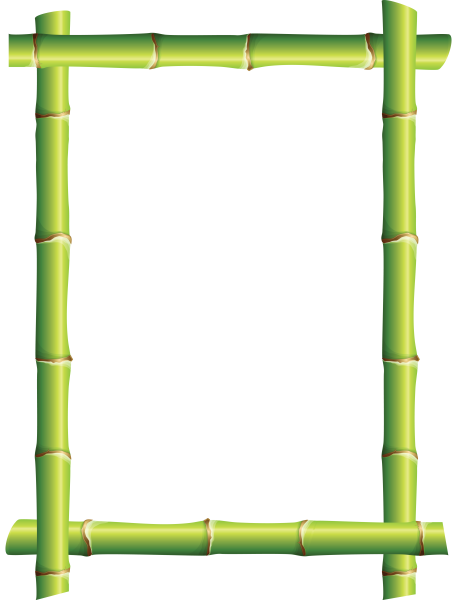 Бамбуковая рамка для фотошопа