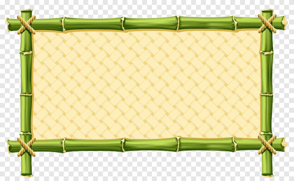 Бамбуковая рамка вектор