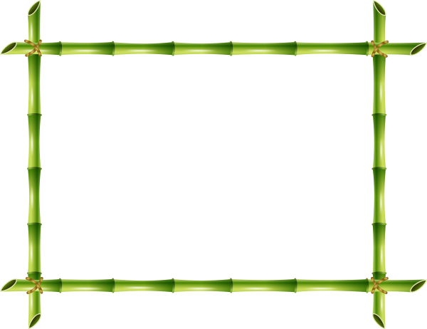 Бамбуковая рамка для фотошопа