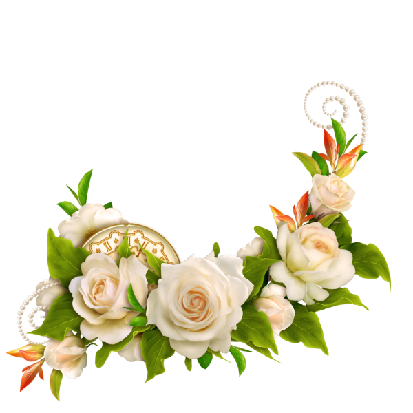 Цветочная композиция клипарт