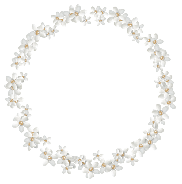 Нежная круглая рамка