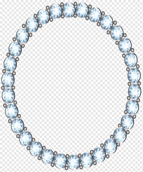 Рамка овальная из жемчуга