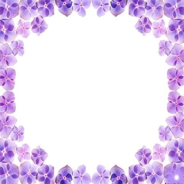 Фиолетовая фоторамка