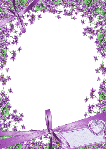 Рамка сирень