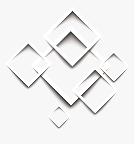 Геометрические фигуры на белом фоне