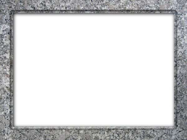 Прозрачная рамка из камня