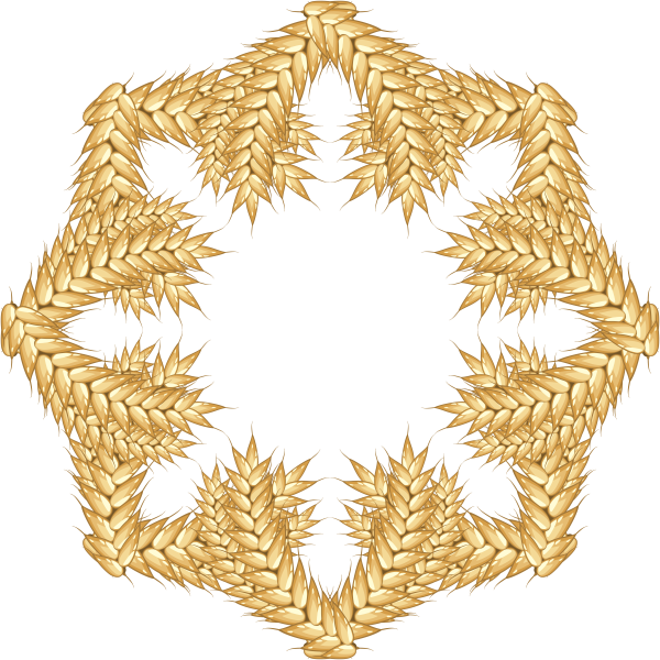 Рамка из Колосков пшеницы