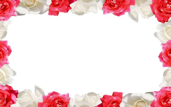 Красивые рамки с розами