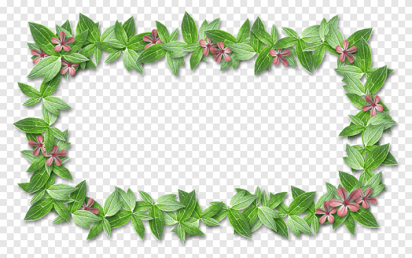 Рамка листья