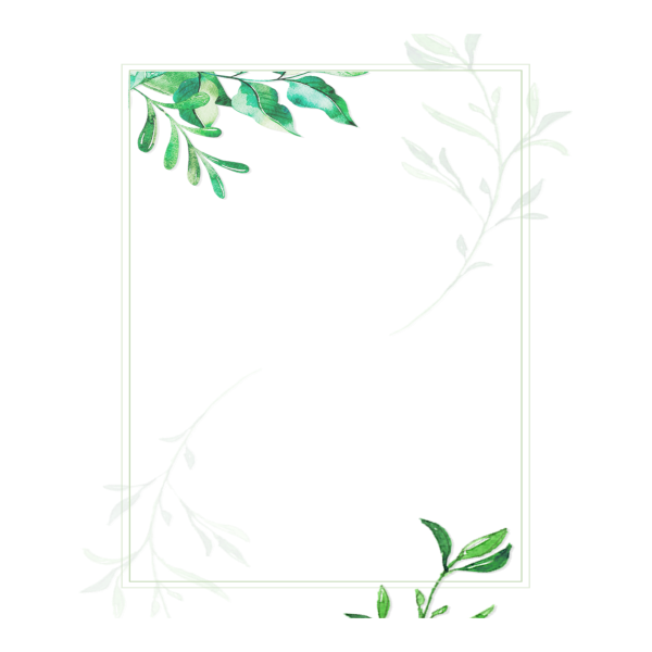 Фон для пригласительных зелень