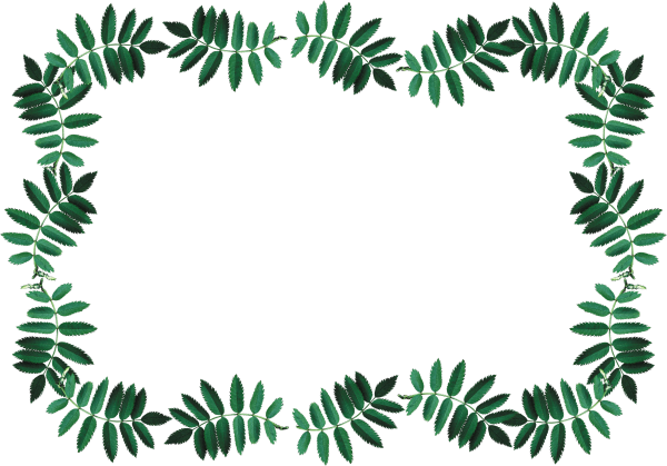 Рамка из листочков