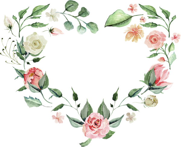 Акварельные цветочные рамки