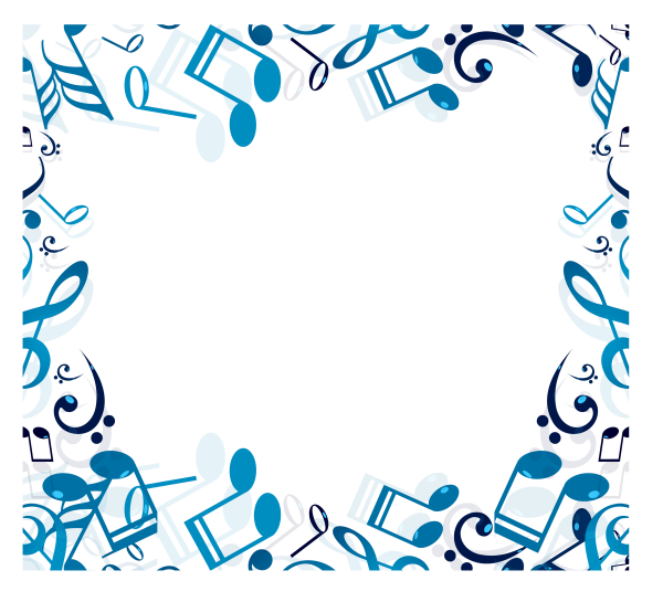 Рамка музыкальная для текста