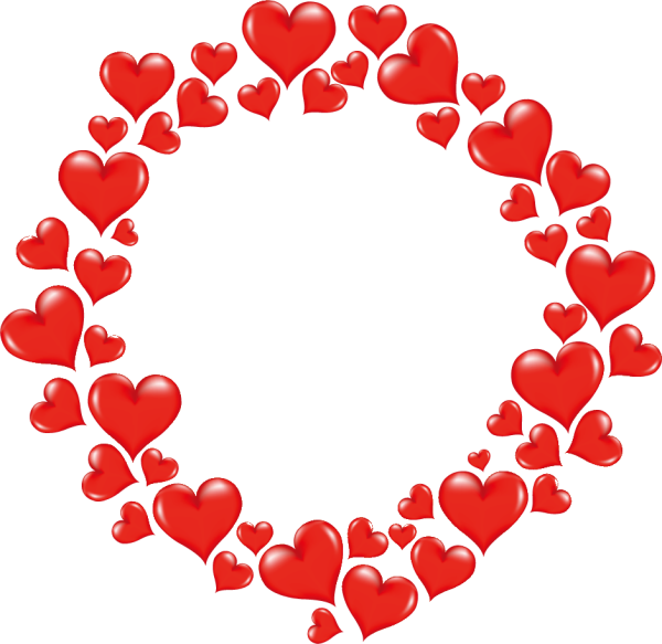 Сердечки кругом