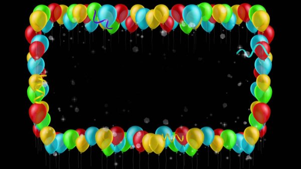 Рамка из воздушных шаров