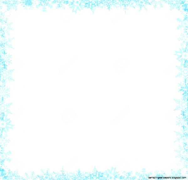 Рамка иней на прозрачном фоне