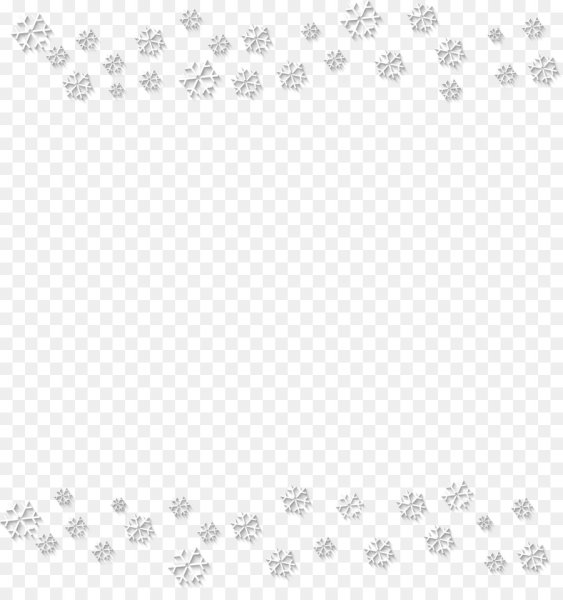 Прозрачная рамка снежинки