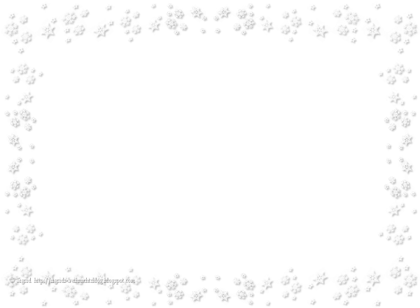 Новогодняя рамка снежинки