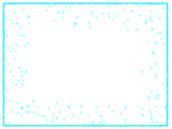 Рамка снежинки на прозрачном фоне
