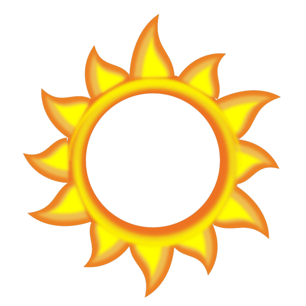 Рамка солнышко