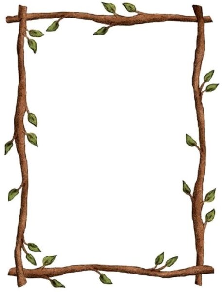 Рамка веточки
