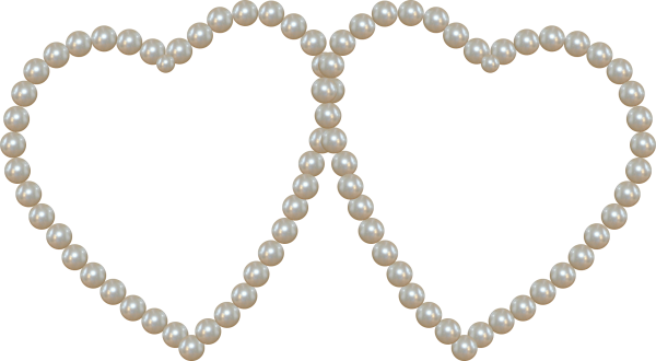 Жемчуг на прозрачном фоне