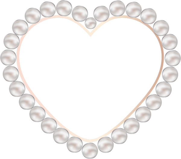 Сердце из жемчужин