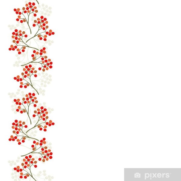 Рамка из рябины