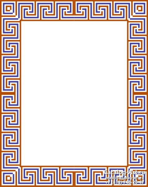 Рамка в бурятском стиле