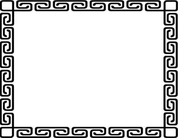 Бурятский орнамент рамка