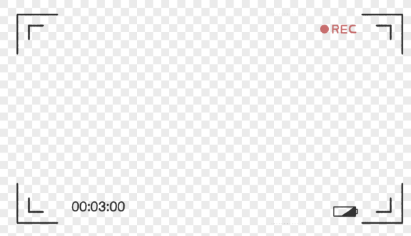 Экран камеры на прозрачном фоне