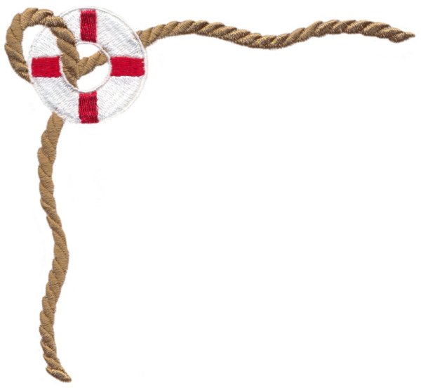 Рамка в виде веревки