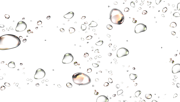 Капля на белом фоне