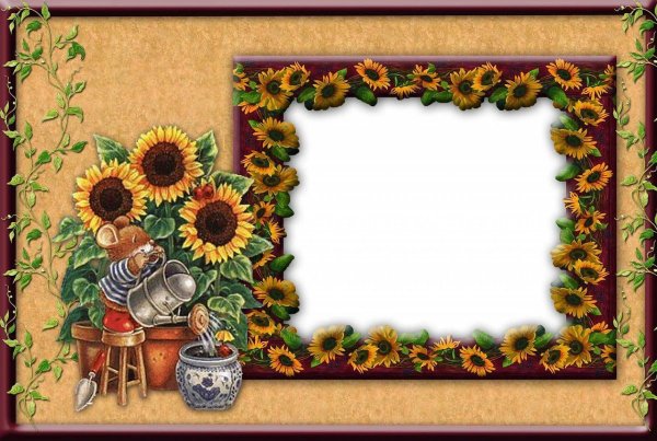 Рамка в деревенском стиле