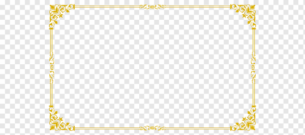 Рамка Золотая узор математика