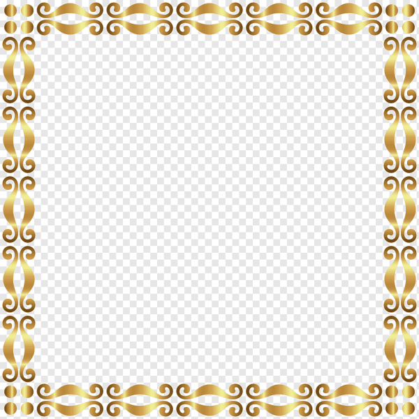 Золотая рамка орнамент