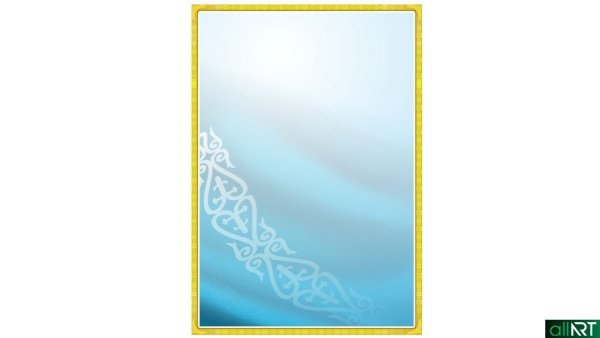 Грамота с казахским орнаментом