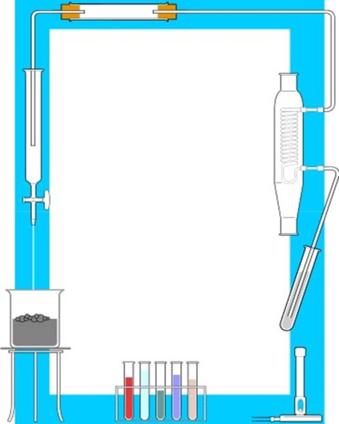 Рамка для текста химия