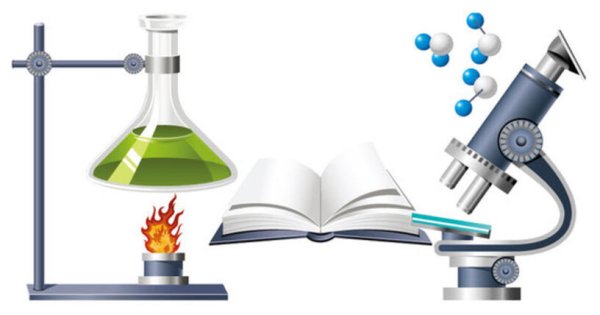 Наука на белом фоне