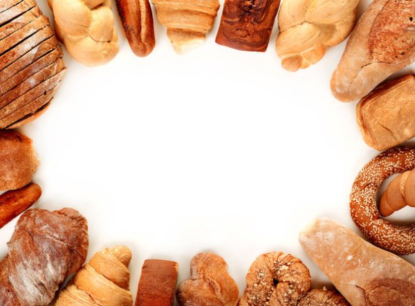 Рамка из хлебобулочных изделий