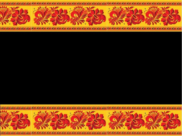 Рамка Хохлома