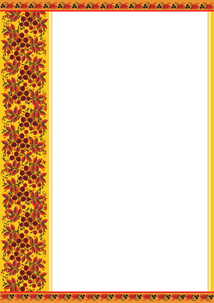 Рамки в русском стиле для текста