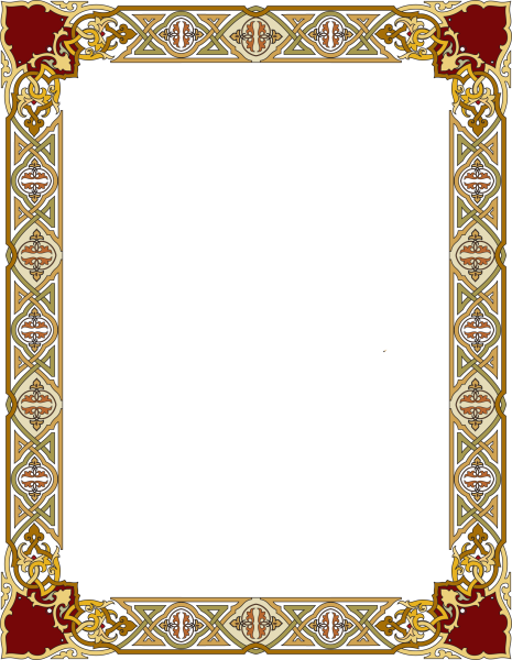 Православная рамка для текста