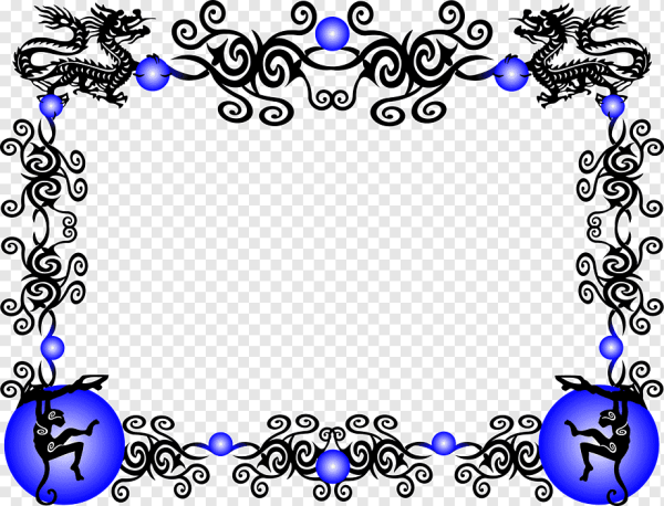 Рамка для текста в китайском стиле