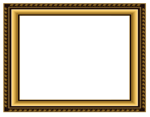 Строгая рамка на прозрачном фоне