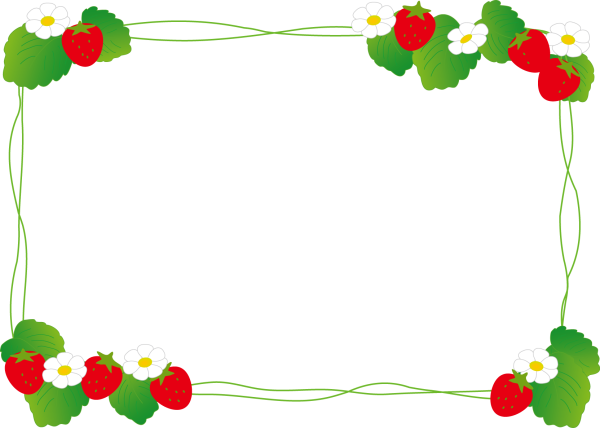 Рамка из земляники