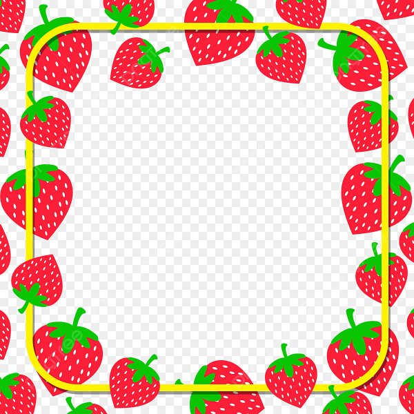 Рамка из земляники