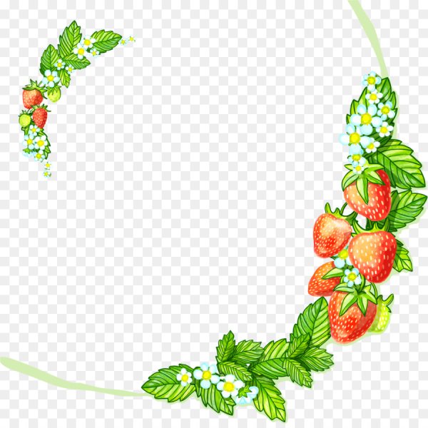 Рамка из клубники